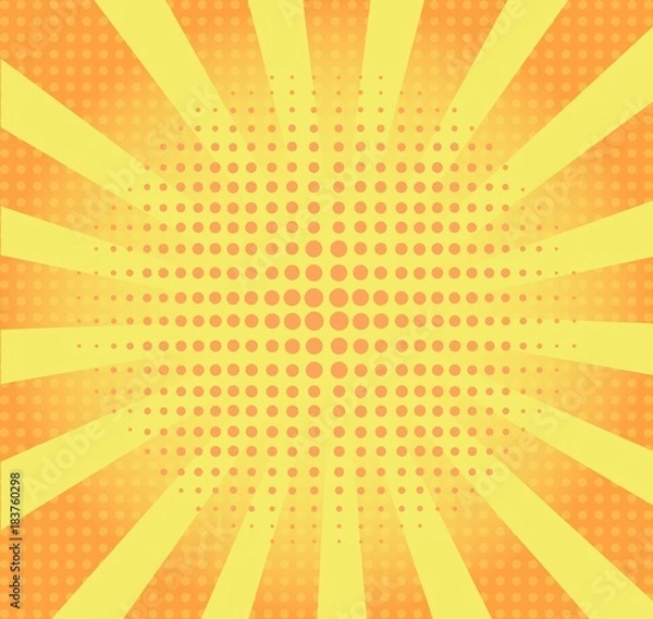 Obraz background in style pop art