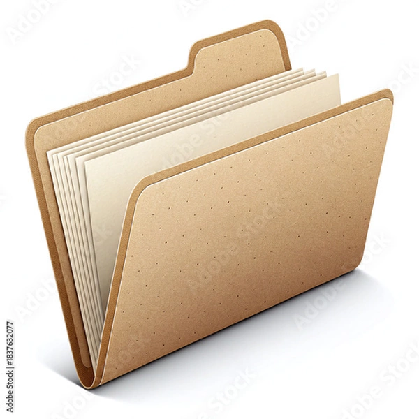 Obraz file folder with documents