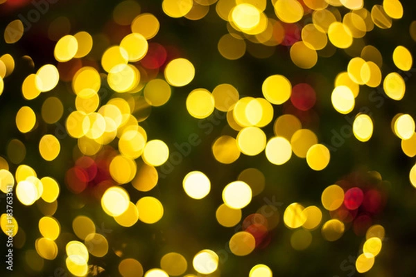 Fototapeta Colourful bokeh for beautiful background