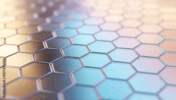 Obraz abstract hexagon background