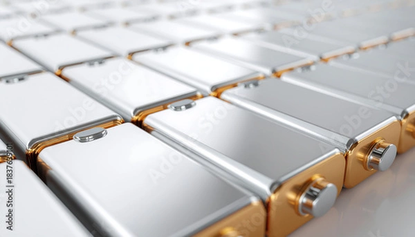 Obraz lithium batteries