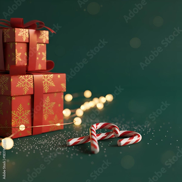 Obraz christmas gift boxes