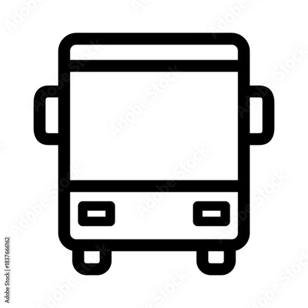 Obraz Icon Public Transportation Vector
