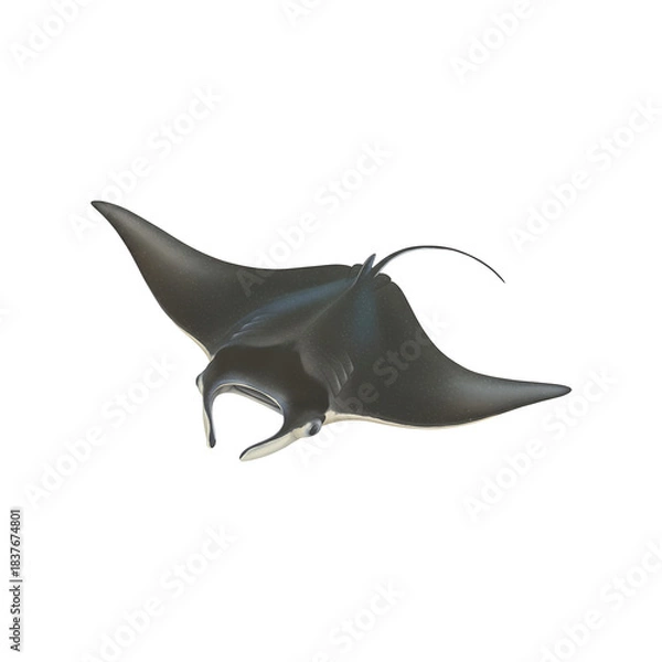 Obraz Manta Ray transparent