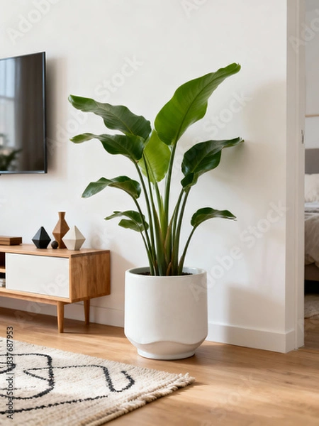 Obraz Soft Sunlit Plant Interior Scene