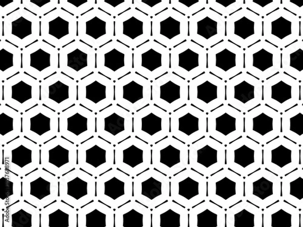 Obraz abstract background. repeating geometric tiles. repeating hexagonal texture