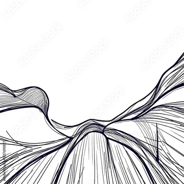 Obraz black and white abstract background