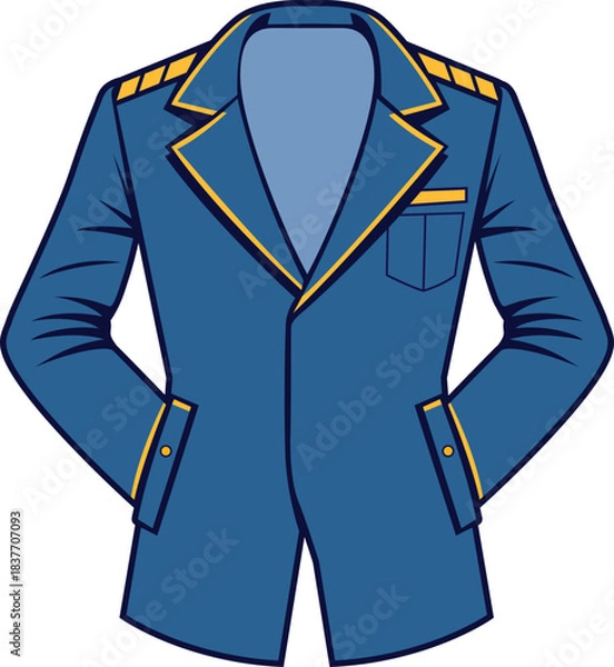 Obraz vector illustration of jacket