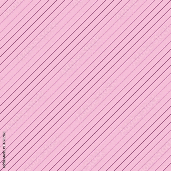 Obraz Raspberry pink diagonal stripe seamless pattern over a soft pink background, perfect for branding, packaging, stationery, textiles, and contemporary geometric design uses.