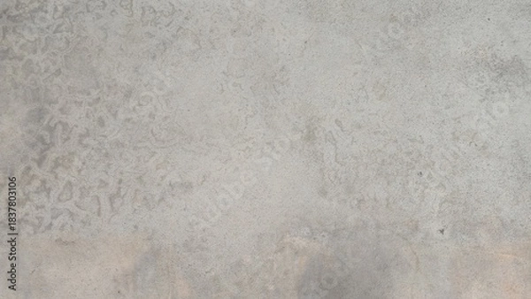 Obraz Gray concrete sidewalk with stains and uneven color. Roadside walkway. Texture and background image.