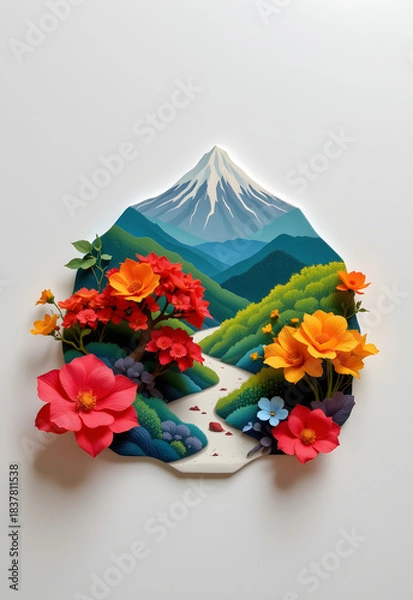 Obraz Paper Folding Techniques Japanese Art