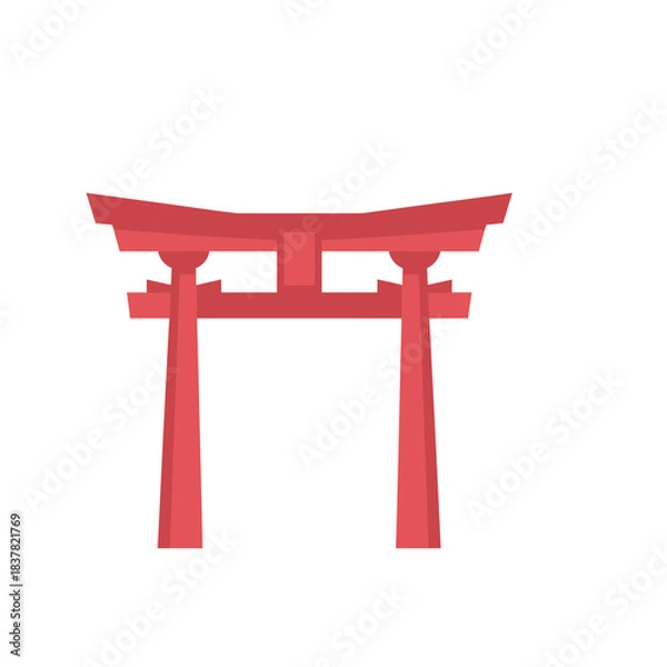 Obraz japanese garden gate