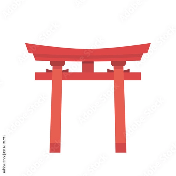 Obraz japanese garden gate