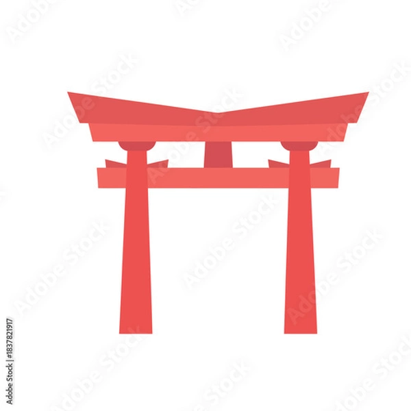 Obraz japanese garden gate