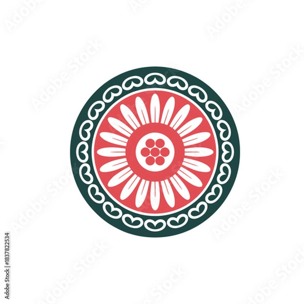 Obraz 🌼 Floral Mandala Medallion