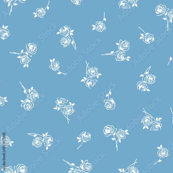 Obraz Abstract floral pattern perfect for textile design,