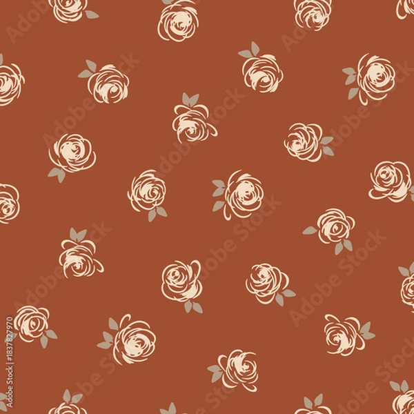 Obraz Abstract floral pattern perfect for textile design,