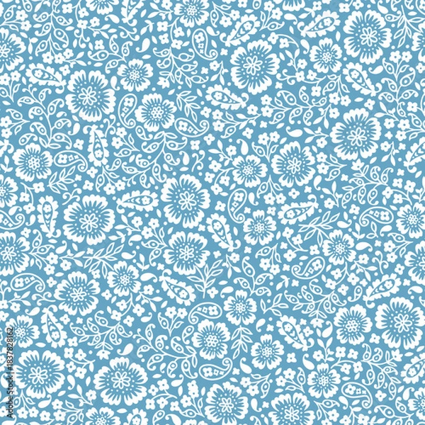 Obraz Beautiful seamless chintz pattern perfect for textiles,