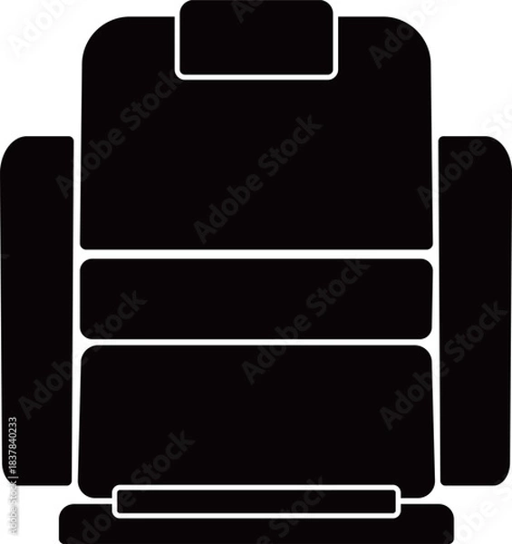 Obraz 理容室　椅子　アイコン