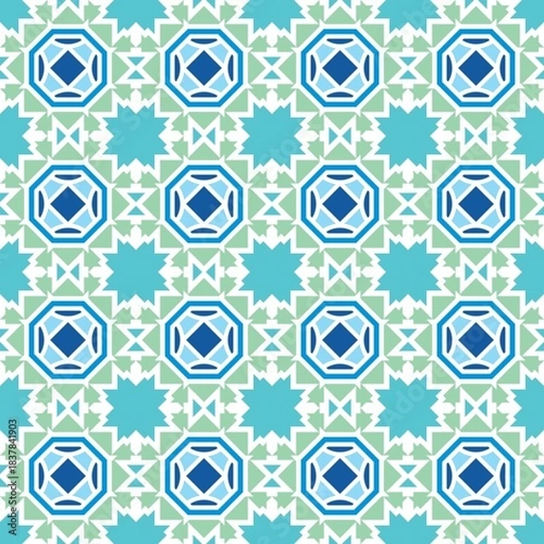 Obraz pattern, design, wallpaper, seamless, vector, illustration, art, shape, decoration, geometric