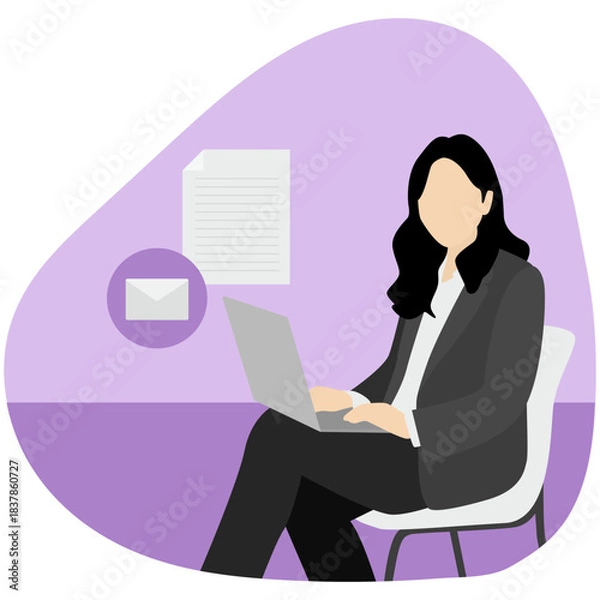 Obraz Business Administration Illustration