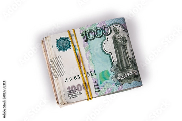 Obraz Russian money isolated
