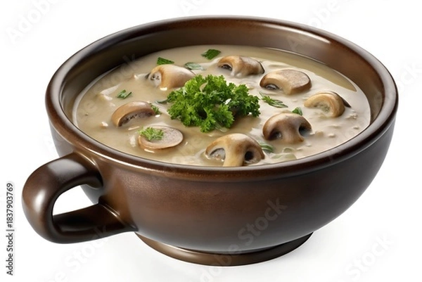 Fototapeta soup with mushrooms