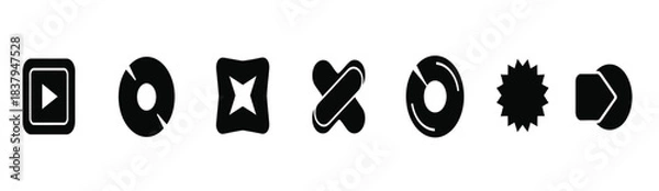 Fototapeta Vector file graphic representation for digital design concepts