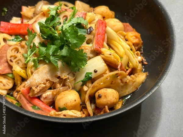 Obraz パクチー入り麻辣香鍋