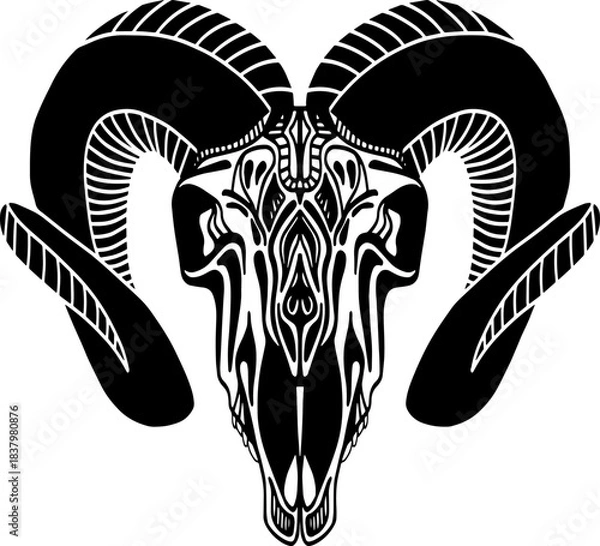 Obraz vektor illustration aries.