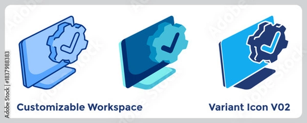 Obraz customizable workspace