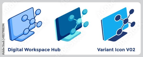 Obraz digital workspace hub