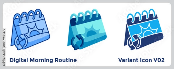 Obraz digital morning routine