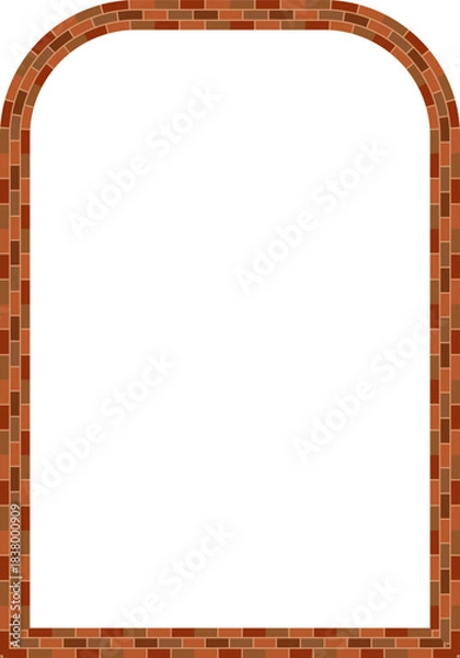 Obraz Pseudo three centered arch brick frame 2