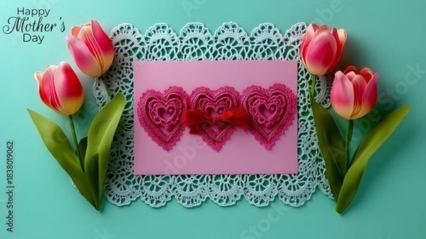 Obraz Simple and Elegant Mother’s Day Background