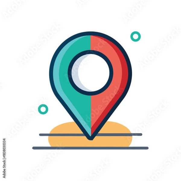 Obraz map pointer icon