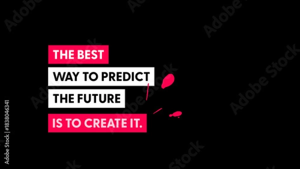 Obraz BOX Motion Shapes Titles 3