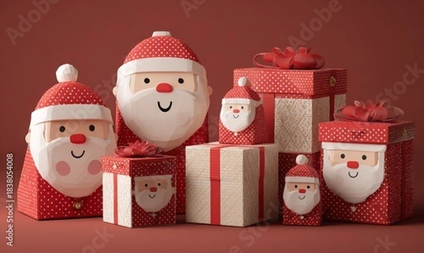 Obraz Santa posing funny