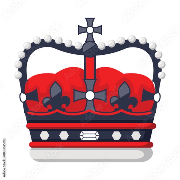 Obraz Crown Icon Design. United Kingdom Crown