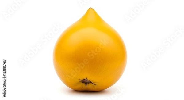 Fototapeta Ripe Canistel Fruit on White Background