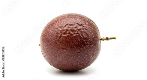 Fototapeta Whole Passion Fruit Isolated on White Background