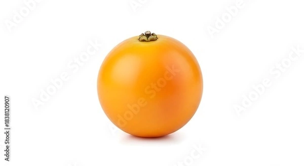 Fototapeta Fresh Lulo Fruit Isolated on White Background