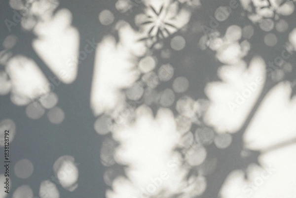 Fototapeta Black and white photo of a tree with a lot of leaves.