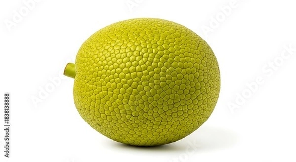 Obraz Whole Breadfruit on White Background