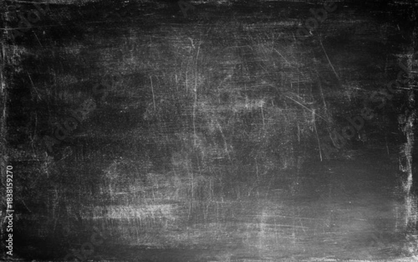 Obraz Chalk rubbed out on blackboard background. 