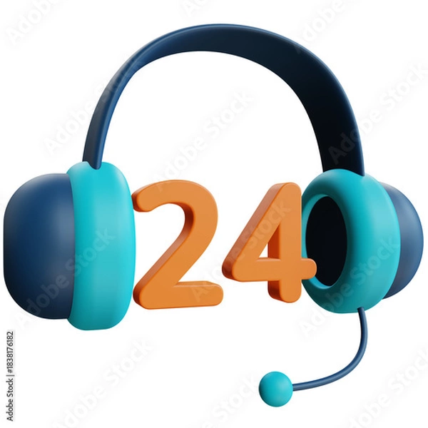 Obraz customer support 3d illustration