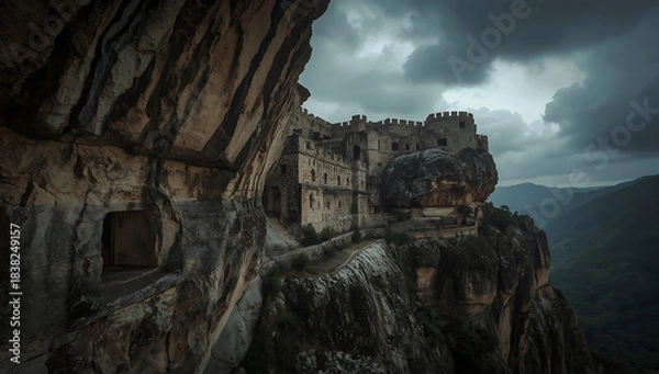 Obraz Ancient Cliff Fortress