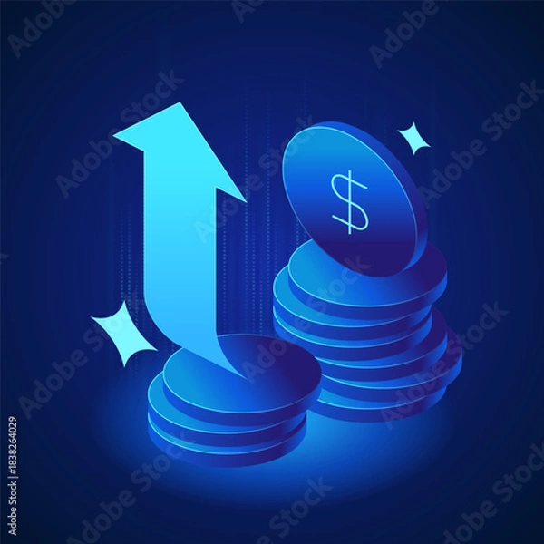 Obraz Banking icon Investments Ready-made strategies