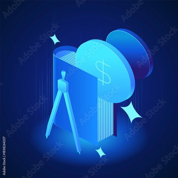 Obraz Banking icon Educational loan