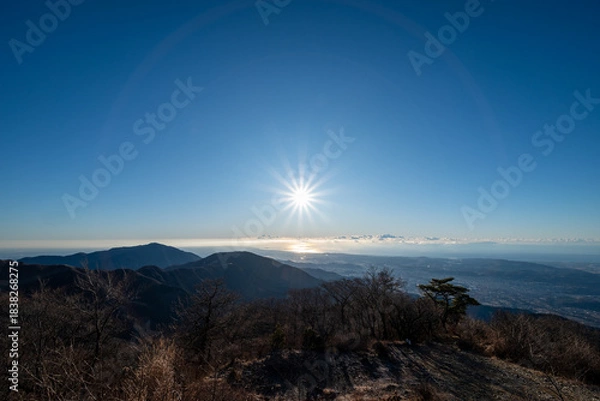 Obraz Climbing Mount Tonodake and Tanzawa, Kanagawa, Japan